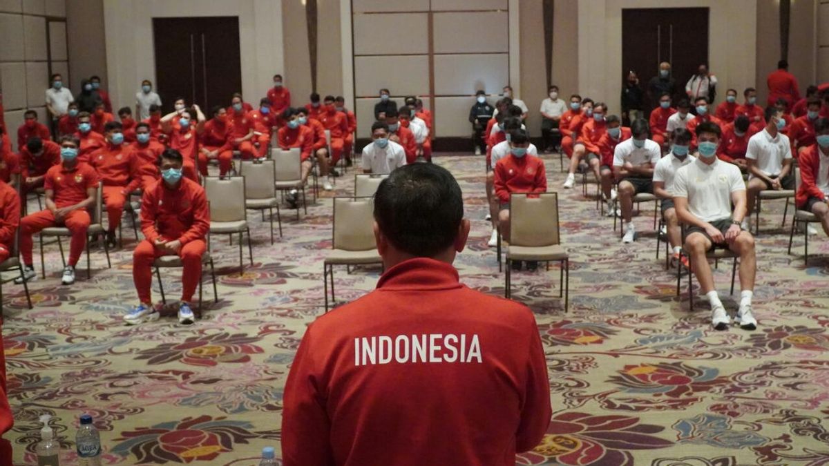 Ketum Pssi Suntik Motivasi Ke Para Pemain Timnas Indonesia Jelang